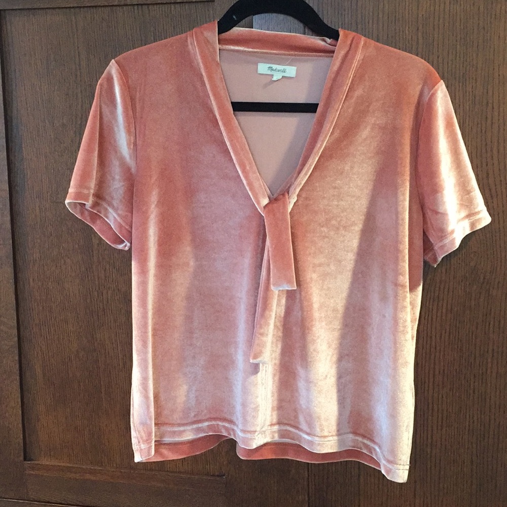 Madewell velvet top